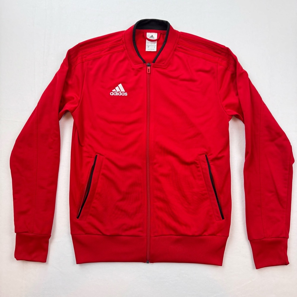 Adidas Men's Small Bold Red Track Jacket